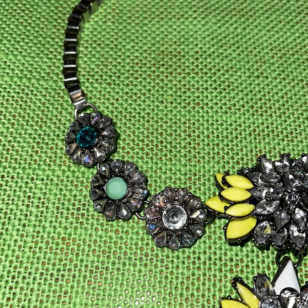 Large Colorful Statement Necklace - image 3